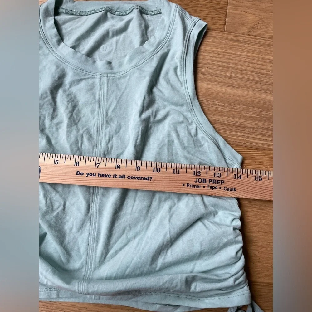 Lululemon Cinch it Up Tank Top in Hazy Jade